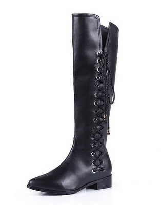 HERMES Knee-high boots Women--006